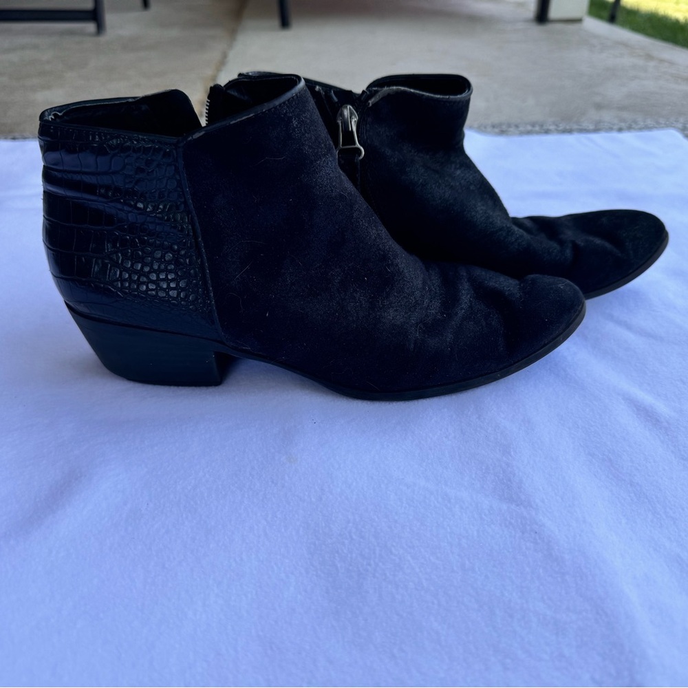 low heel ankle boots